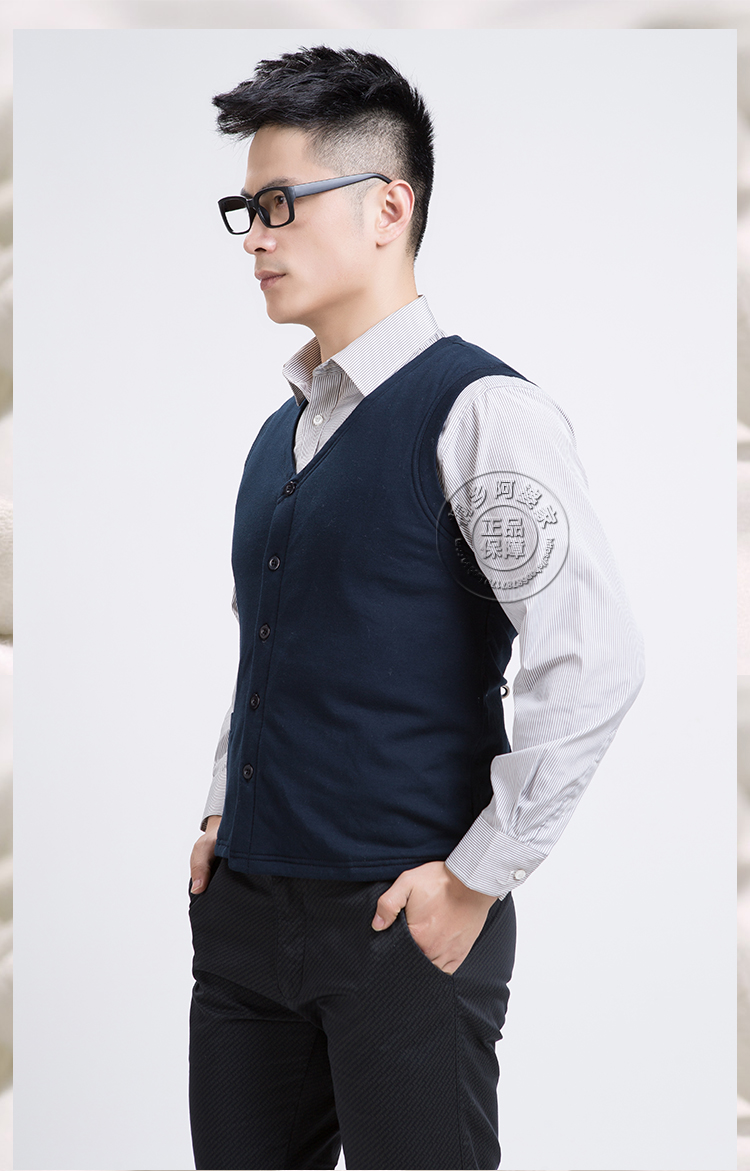 Apo người đàn ông mới của 100% lụa vest vest màu rắn bông áo khoác bông áo khoác lụa ấm silicone lót shop quần áo nam