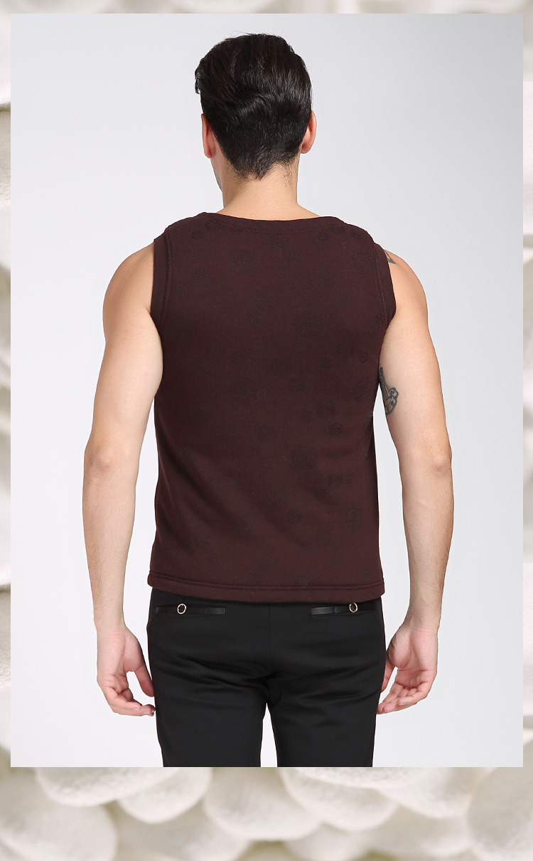 Apo người đàn ông mới của 100% cotton lụa áo khoác bông áo khoác mùa đông lụa ấm đồ lót vest vest sơ mi nam