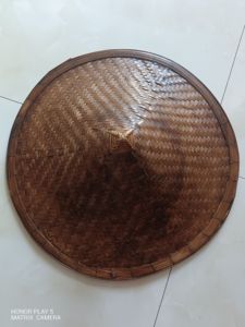 Handmade Bamboo Ancient-Style Hats for Filming in Hong Kong, Folk Decoration, Old Objects, Bamboo Straw Hats for Sun Pro