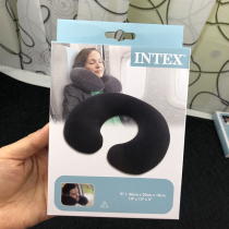 Inflatable pillow Plane pillow u-shaped pillow Neck pillow Travel neck pillow Neck pillow Flocking blowing nap rest headrest