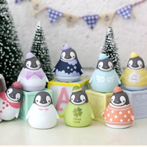 Spot Peperico Korean penguin family blind box winter gift hand doll blind box toy ornaments