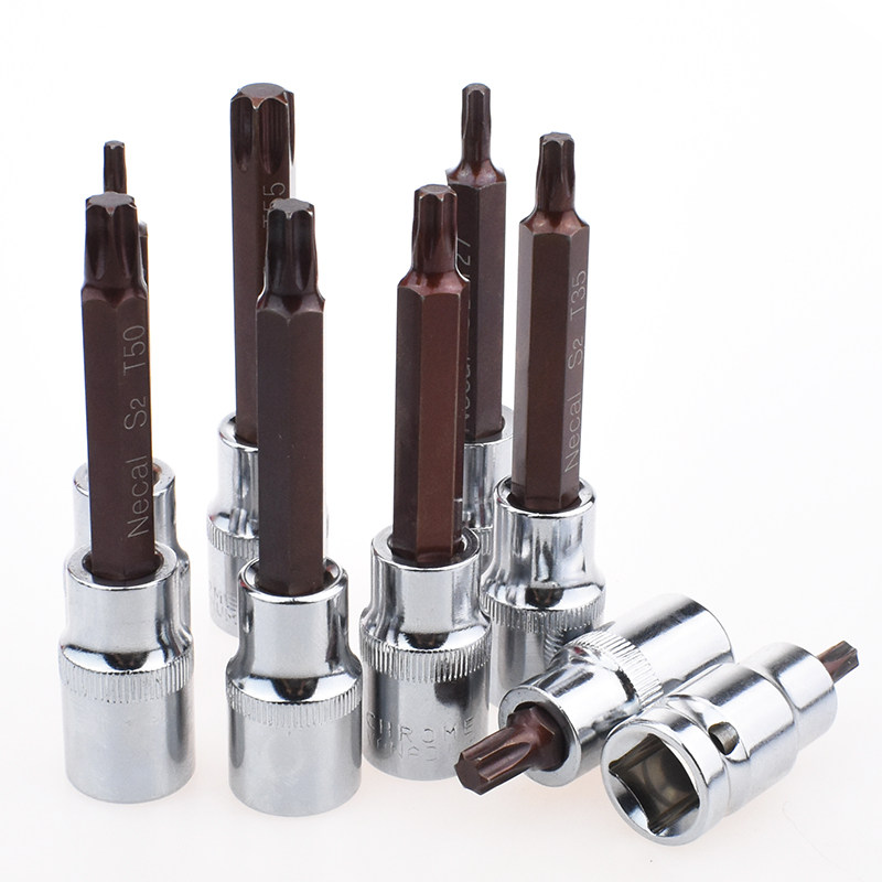 1 2 hexagonal plum pressure matching sleeves large flying six-star pressure batch of six flower type screwup head T25 30 40 50 T55