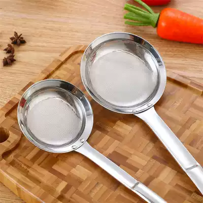 304 soy milk juice filter stainless steel household colander superfine kitchen noodles colander flour sieve oil filter