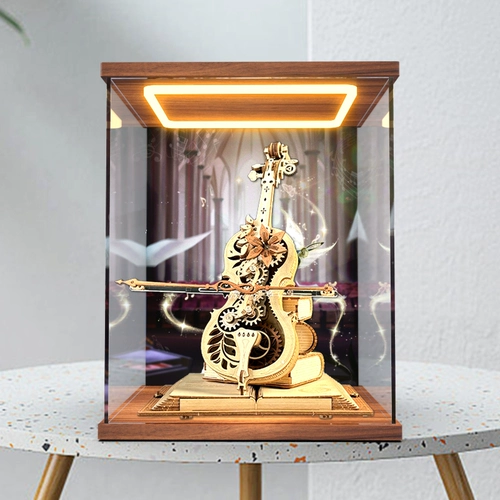 Стенд, музыкальное пианино, музыкальная шкатулка, акриловая пылезащитная крышка