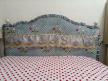 Headboard hood universal arched hood sleeve semi-circle set for all-bag dust-proof European-style clip cotton protective sleeve elastic headboard cover