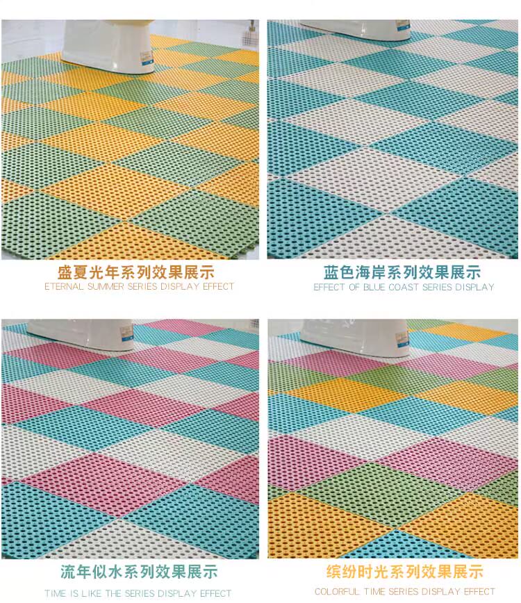 Thảm phòng tắm khảm cắt phòng tắm vòi hoa sen tắm Phòng tắm nhà vệ sinh đầy đủ mat chống trượt mat miếng xốp lót sàn cho bé