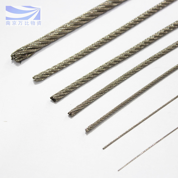 304 stainless steel wire rope tow rope clothesline lifting rope diameter 1 5mm 1 2mm7*7 price per meter