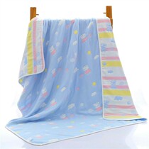 Baby cotton bath towel Super soft absorbent cotton summer Baby 6 layers of gauze cover blanket newborn children towel quilt