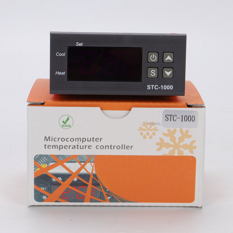 Thermostat thermostat STC - 1000 Aquarium crawling seafood machine thermostat cabinet cooling and heating automatic conversion