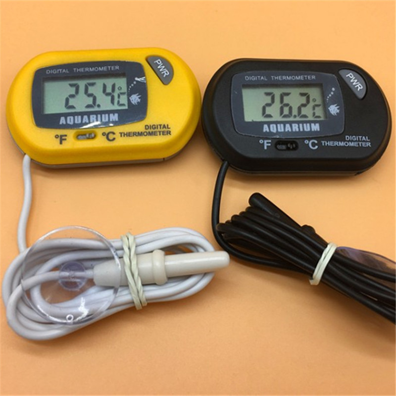 Innovative ST-3 digital thermometer water aquarium special monitor full waterproof giving suction cup battery