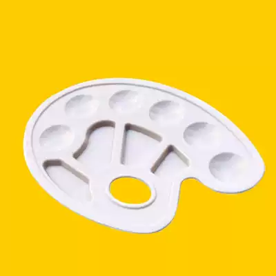 Body Painted Pigment Monopoly Promotion Quality Grade One plastic 7-hole watercolor palette