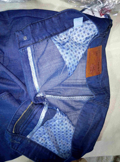 Jeans droite en vrac en coton pour été - Ref 1470146 Image 16