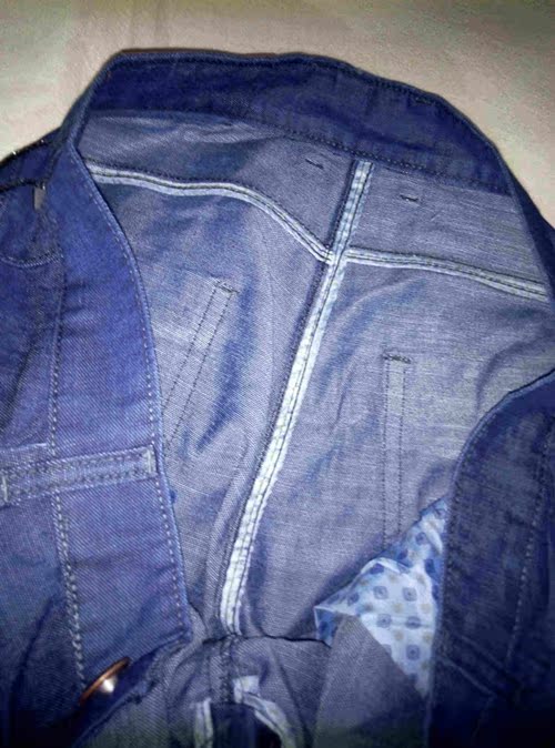 Jeans droite en vrac en coton pour été - Ref 1470146 Image 17