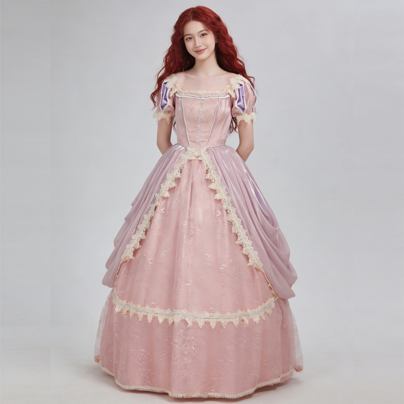 Daughter of the Sea~Ariel Princess Dress Halloween Cosplay Costume Female Little Mermaid Ariel Dress