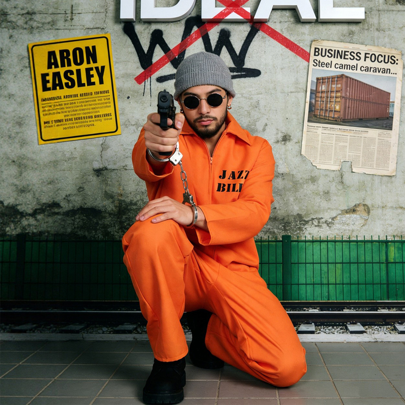 Prisoner Cosplay Halloween Costume Adult Luigi-Style Prison Uniform Annual Party Outfit American-Style Orange Prisoner Costume