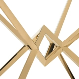 Современный минималистичный квадратный стеклянный диван из нержавеющей стали