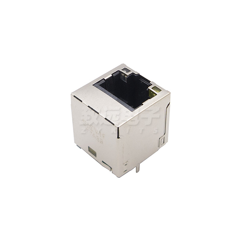 进口FOXCONN连接器JFM38V1B-0EV1-7F立式RJ45千兆网口接插座滤波