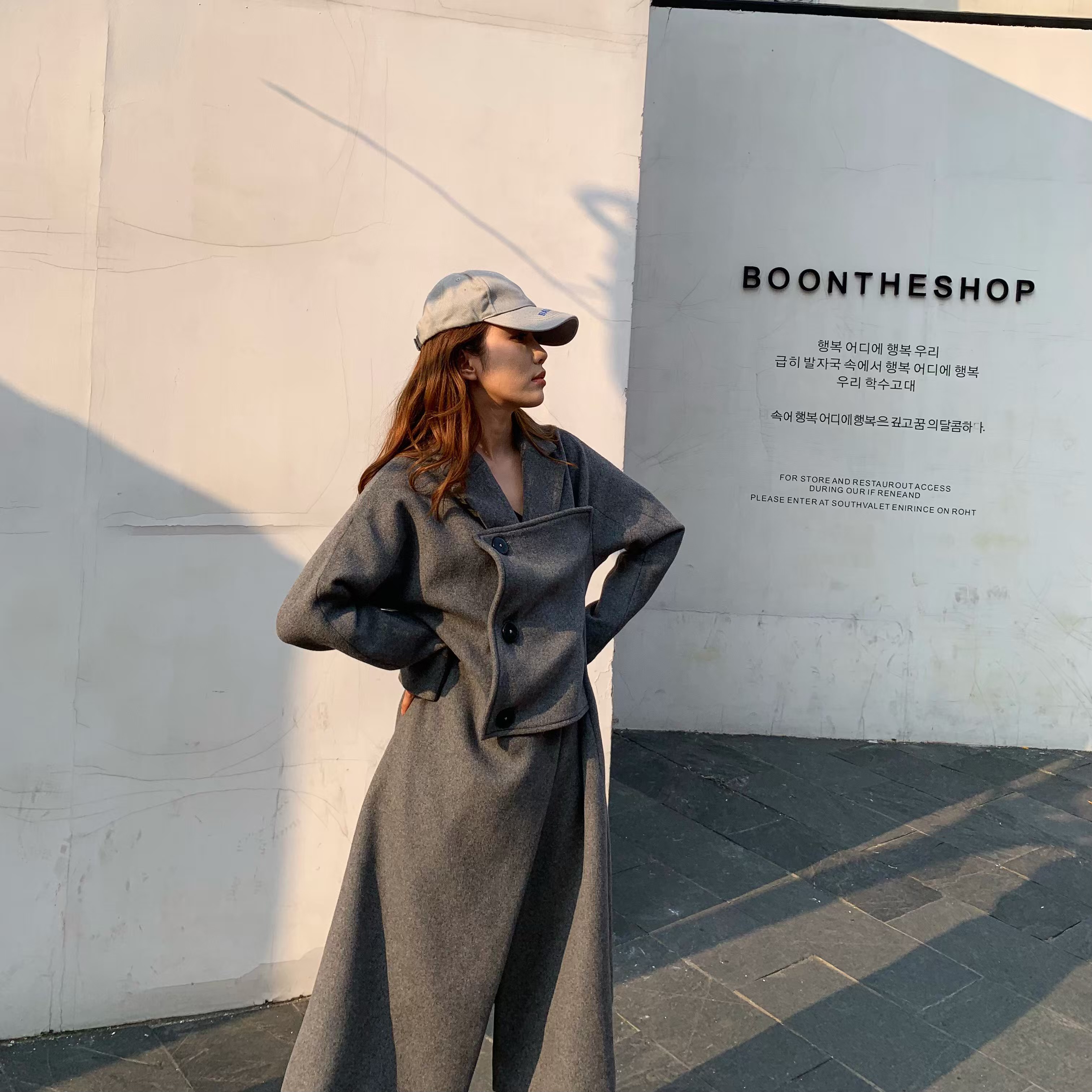 Áo khoác len Amor cashmere mới 2018 dài phần cao cấp thu đông và áo len mùa đông nữ phổ biến Slim eo áo măng tô nữ dáng dài