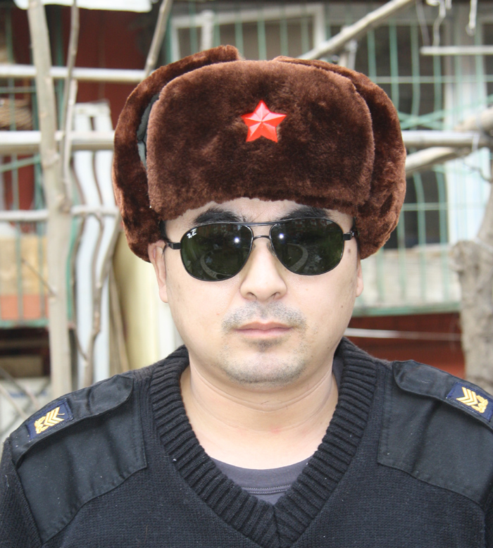 Retro Lei Feng hat winter warm cotton hat cold protection cotton hat