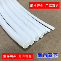 Φ6mm white wordless heat shrinkable tube Heat shrinkable tube Environmental protection flame retardant color heat shrinkable sleeve full hundred