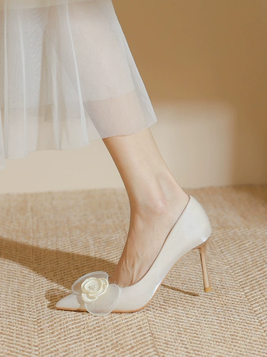 Свадебные туфли, милое свадебное платье на высоком каблуке, в цветочек, для подружки невесты, подарок на день рождения