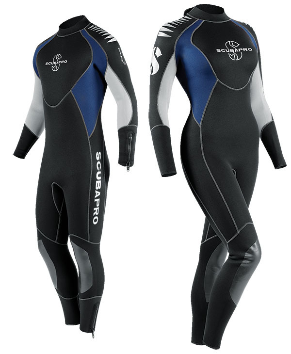 Profile 3mm w zippers diving suit (new band laced in 2013)