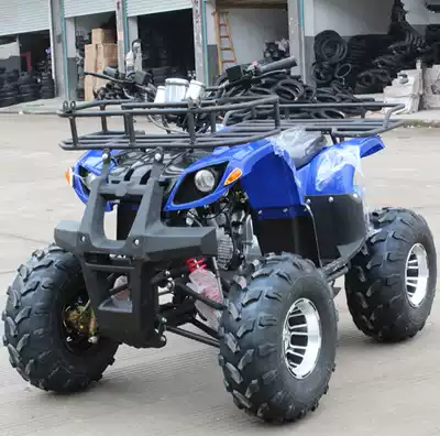 125CC front and rear disc ATV double exhaust pipe 8 inch aluminum wheel ATV four-wheel little bull ATV