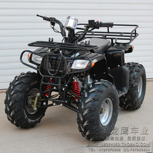 Larger 8-inch vacuum tire, front double drum brake, 125cc four-wheeled small Hummer ATV, beach locomotive