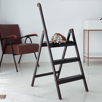 Life originally Japan Hasegawa hand-held ladder household multifunctional folding ladder with handle 3 layers of portable safety