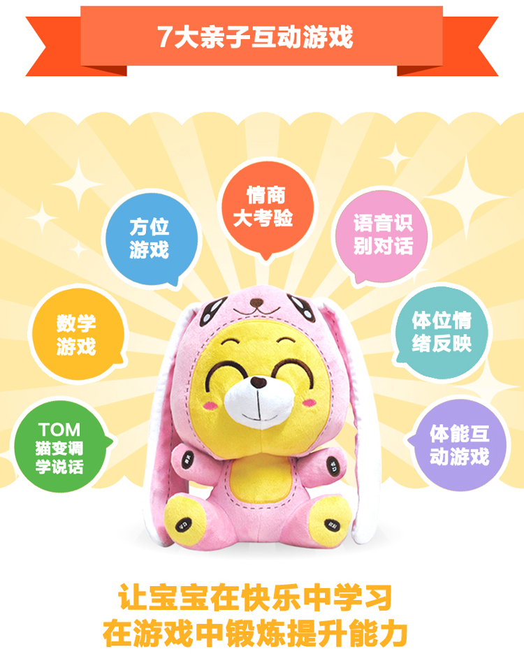 McGrady Bear Máy học sớm có thể sạc lại Tải về Smart Plush Talking Tom Cat Toy Baby Girl Story Machine robot đối thoại bằng giọng nói