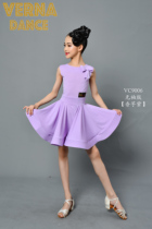 Verna Dance Latin dance suit Childrens and girls  performance suit Dance dress custom-made high-definition dress