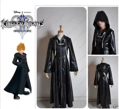 Костюм-облачение для Kingdom Hearts Thirteen Organizations Robe, длинное одеяние, COS костюм, индивидуальная настройка