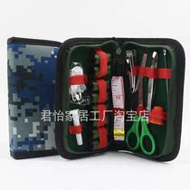Blue needle and thread set sewing tool manicure tool sewing kit kit 30-piece set