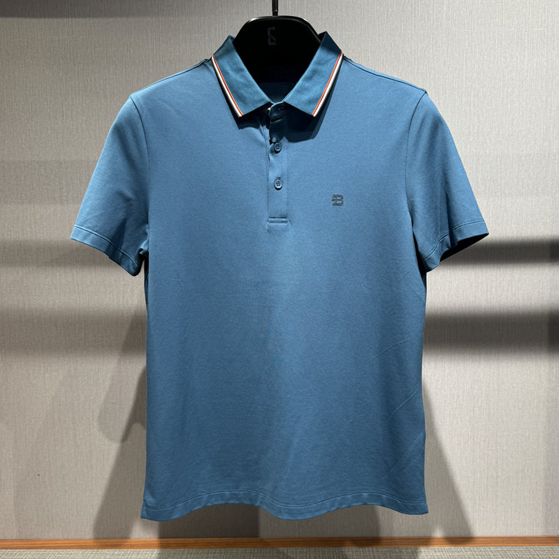 New Bosssunwen Counter Genuine Spring and Summer Men's Mulberry Silk Short-Sleeved T-Shirt 132420615480 New Bosssunwen Counter Genuine Spring and Summer Men's Mulberry Silk Short-Sleeved T-Shirt 132420615480