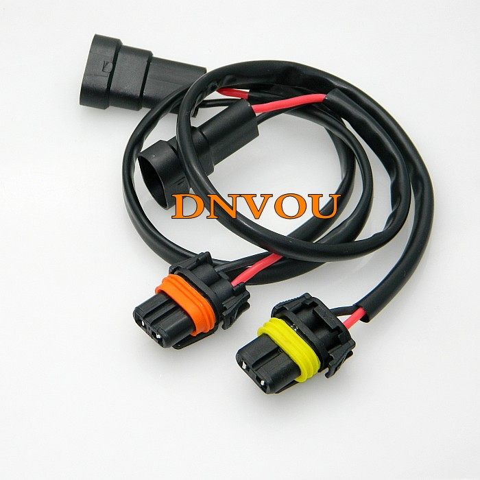 9005 power supply connection harness 9006 Valium power cord beam HID xenon lamp power cord non-destructive extension cord-Taobao