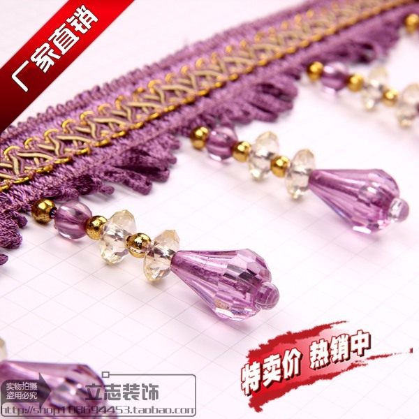 RMB46  12 m curtains accessories lace bridal wedding decoration lampshade accessories Flow Su new 100 hitch a large water drop lace 