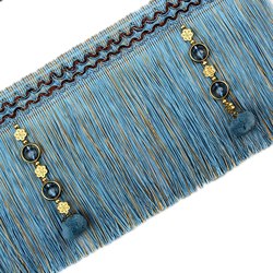 Curtain Lace Accessories Decorative Ornaments Sofa Accessories Tassel Pillow Trim Seam 16cm Bayberry Dragon Whisker Edge