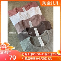 @ YEUNGSUKHAN Summer Classic Sport Short Sleeve * Pilates Yoga Fitness Running Quality Round Neck T-shirt