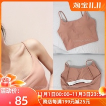 @ YEUNGSUKHAN yoga sling vest fine shoulder exercise internal running bra skin thin chest pad