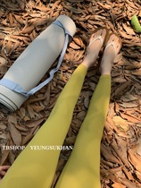 YEUNGSUKHAN one-piece non-Y-LINE boundless suture high-quality naked high-waist yoga cropped pants