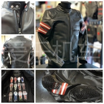 Dennis RAPIDA72 VINTAGE MOTORCYCLE riding leather riding suit