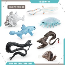 Hot-selling simulation giant deep-sea giant fish big-eyed squid pipefish deep-sea creature model toy ornaments