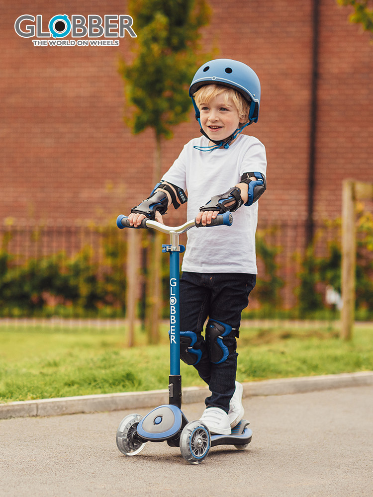 French globber Gaolebao scooter children 3-6-12 years old children folding slide pulley boys and girls 444