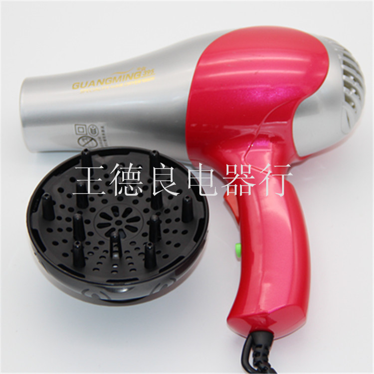  Light 395 Hairdryer 1000W Home School Hairdryer Square Portable with light riding convenient cold hot air