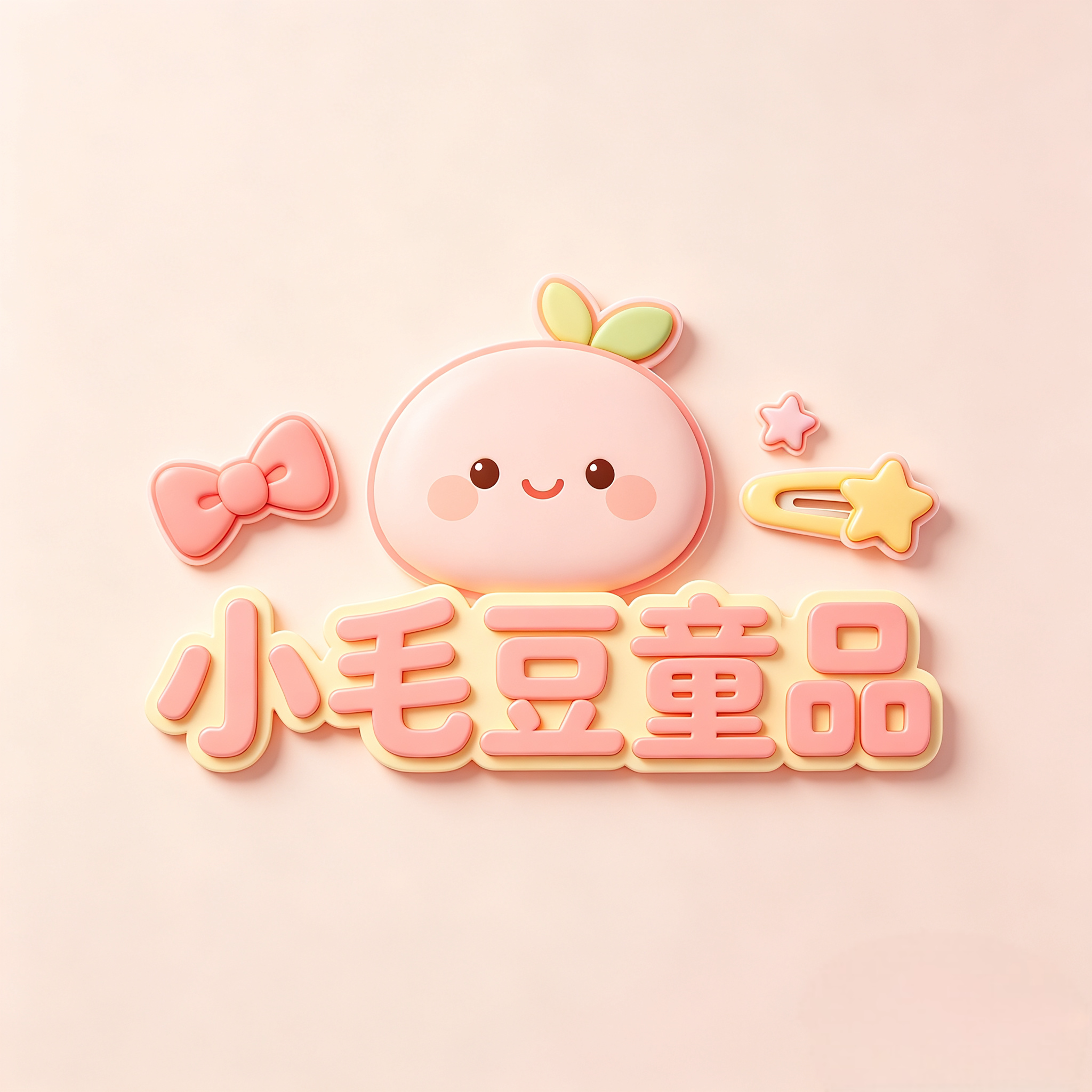 小毛豆童品的LOGO