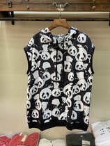 Summer cartoon hooded vest ins Hong Kong style loose Tide brand sleeveless T-shirt tide Joker thin cut sleeve waistcoat