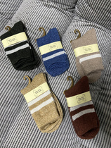 Ten pairs of day stockings for men and women stockings thick and warm winter tube ins tide long tube pure wool cotton bottom socks