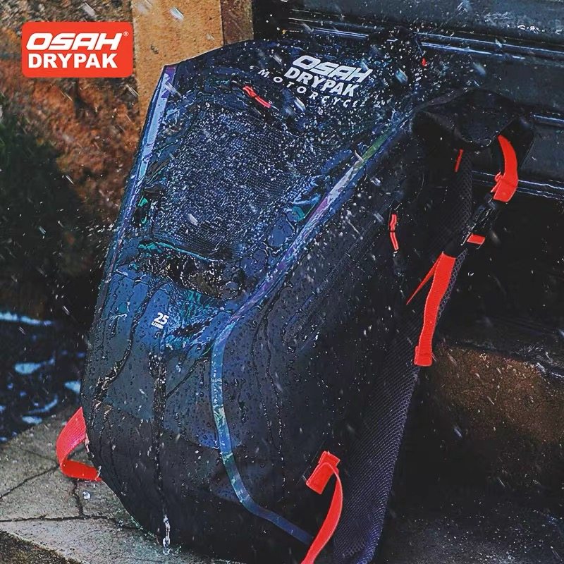 OSAH outdoor waterproof light minimalist leisure travel double shoulder black Shoulder Bag Double Shoulder Bag Travel Diving Anadromous