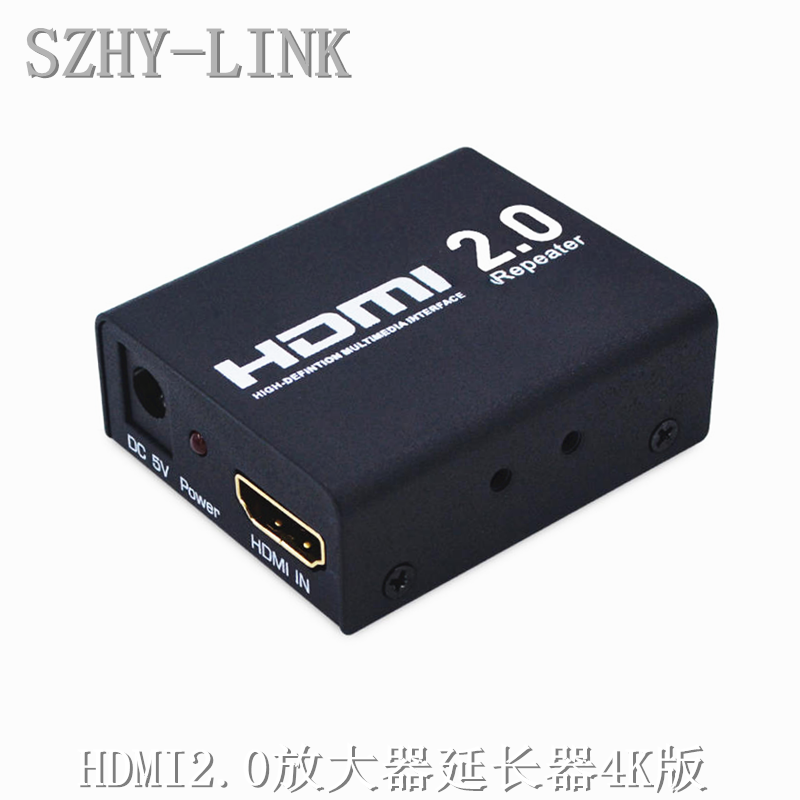 SZHY-LINK HDMI2 0 amplifier extender with power supply HDMI docking repeater 4K60HZ