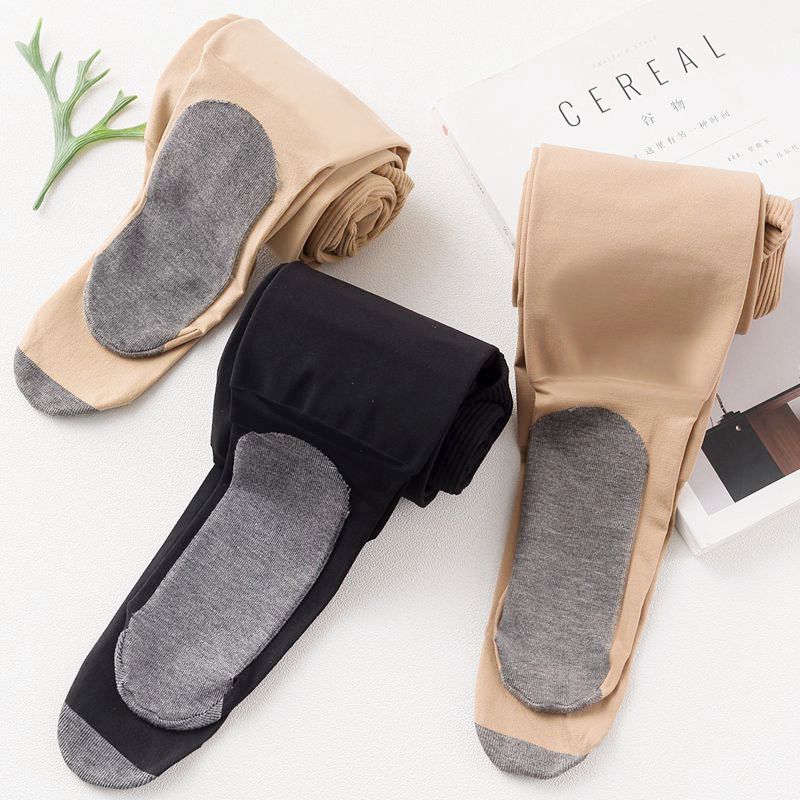 Reflexology Cotton Deodorant Socks 800D Spring and autumn in thick impermeable meat add crotch anti-hook wire Sox stockings stockings Sox socks-Taobao